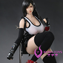 【宣伝写真衣装付属】Otaku Doll ティファコスプレ PVCヘッド＋シリコンボディ フィギュアラブドール 大型オナホ