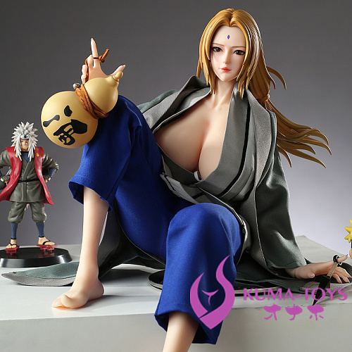 【宣伝写真衣装付属】Otaku Doll 綱手コスプレ PVCヘッド＋シリコンボディラブドール フィギュア 大型オナホ