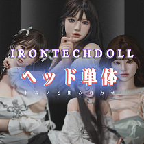 Irontechdoll ヘッド単体 トルソーと組み合わせ 没入感最高 アダルトグッズ