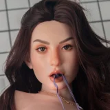 ZELEX ZX117Eトルソー&ZXE218_W2ヘッド 腕無しトルソー シリコン材質 リアル等身大半身ラブドール