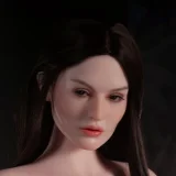 ZELEX ホワイト肌色ヘッド単体 トルソーと組み合わせ シリコン材質 欧米風