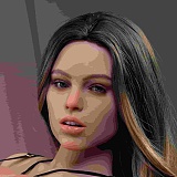 ZELEX ZX117Eトルソー&ZXE215-1ヘッド 腕無しトルソー シリコン材質 フェラ可能