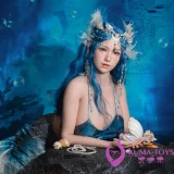 11月15日まで新作キャンペーン Top Sino Doll 96cmトルソー T43b 米苏（Misu）ヘッド 「アートワークメイク版」人魚コスプレ シリコン製 高級ドールトルソー