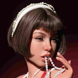 ZELEX ZX84Jトルソー&ZXE201-5ヘッド 腕付きトルソー シリコン材質 フェラ可能 欧米ドール オナホール