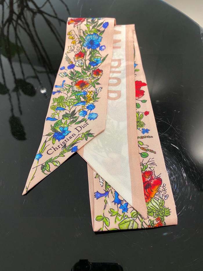 Silk scarf, hair tie , NO BOX, size 6-105cm,  SF15-289-291