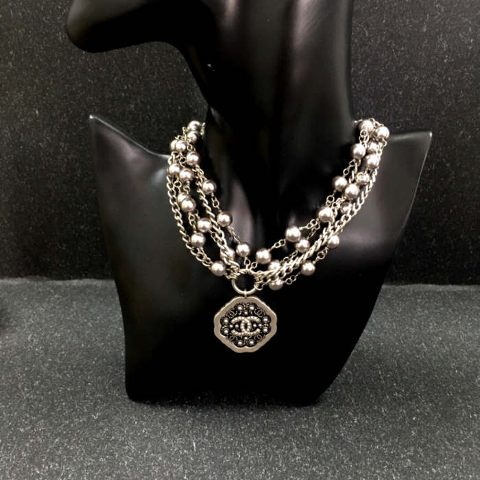 necklace jewelry ,with box, J35-110
