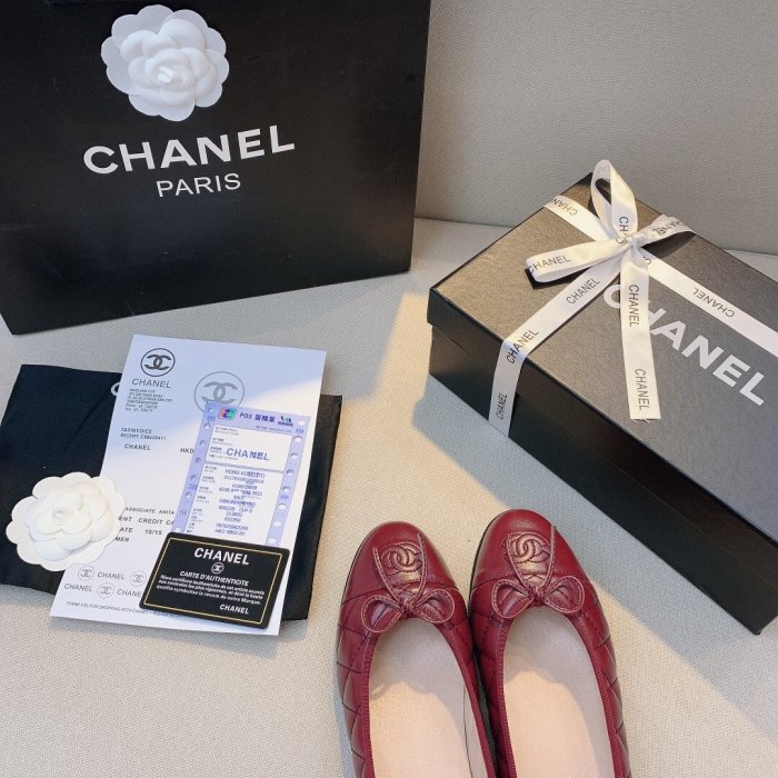 women flat ballet shoes, size 35-42,  with box, SS50-784