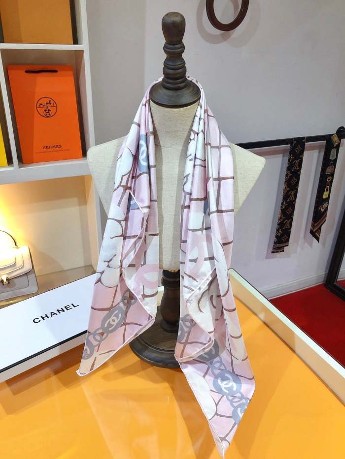 Silk scarf , NO BOX, size 90*90cm,  SF15-293-295
