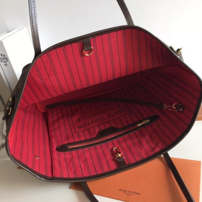 canvas leather neverfull bag ,AAAAA ,size  PM , MM ,GM ,no box, B130-5