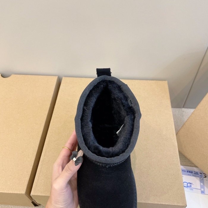 women fur boot shoes, size 35-44,  with box, SS50-743-745