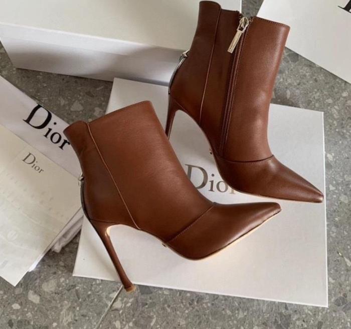 women leather heel boots shoes, size 35-40, with box,SS138-25-29