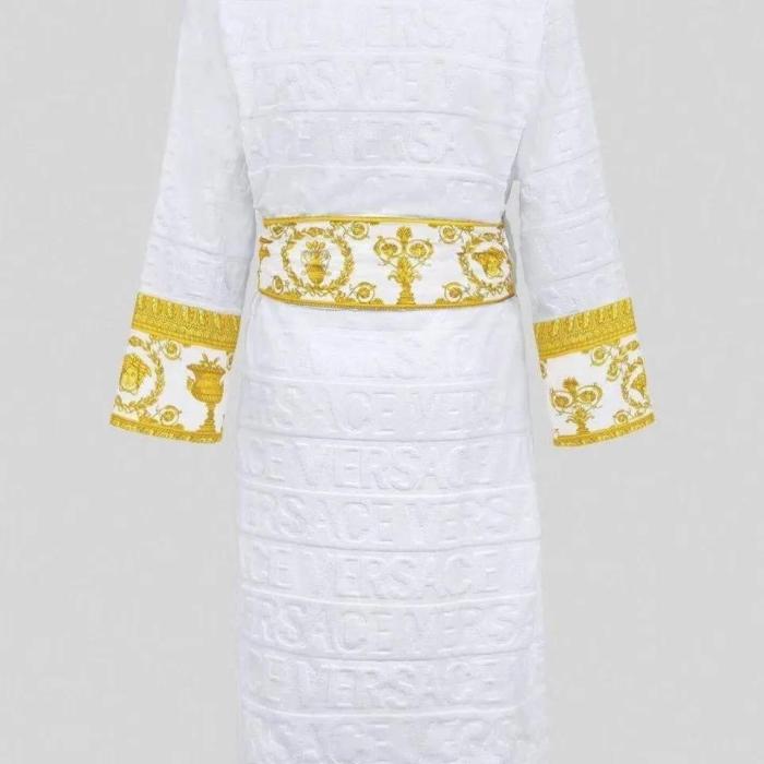 cottton long bathrobe for men and womenL,  CL110