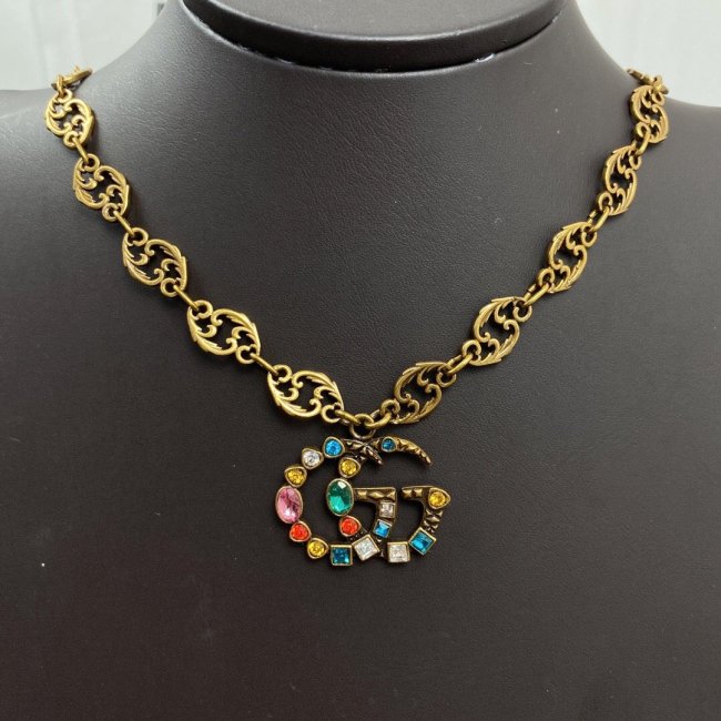 necklace jewelry ,with box, J38-186