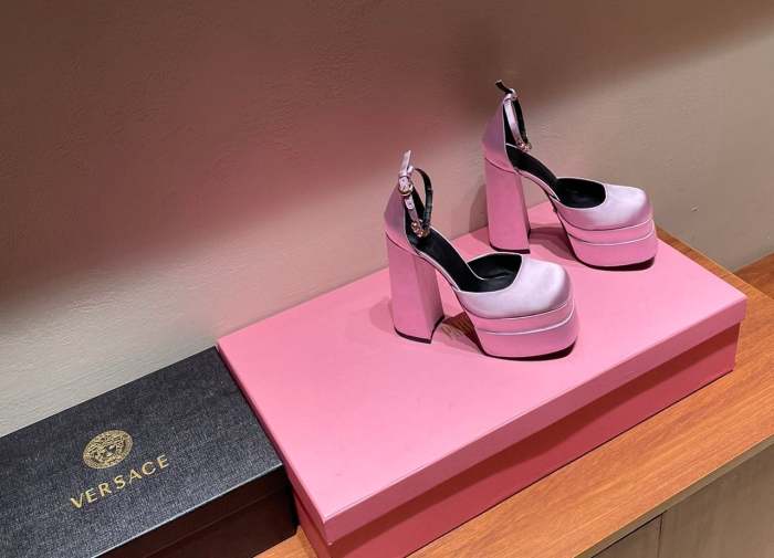 women silk and leather heel shoes, size 35-42, Heel 15.5cm, with box,SS138-30-37