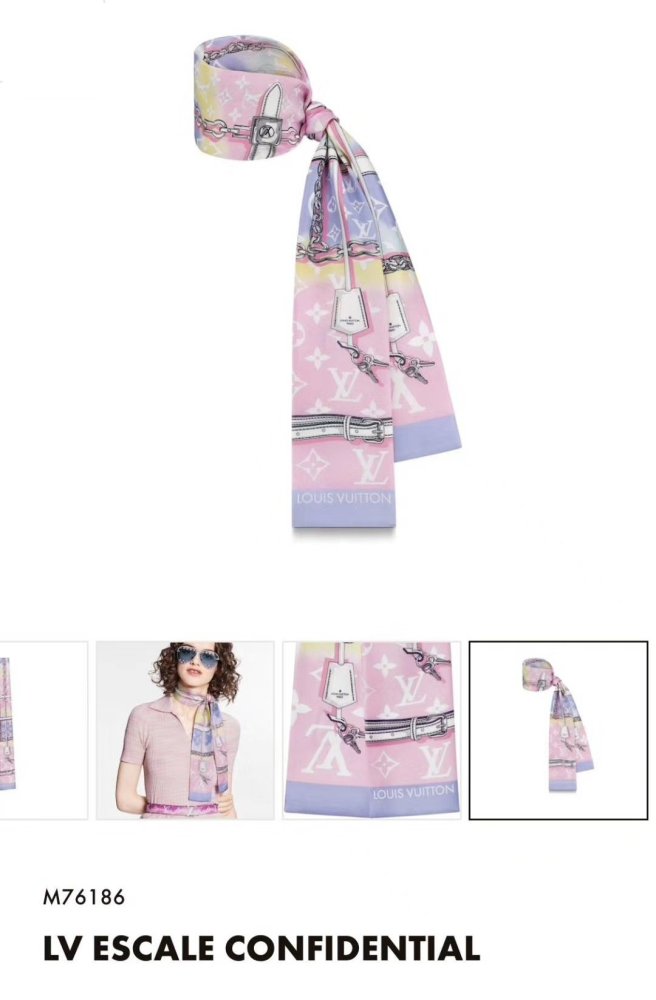 Silk scarf, hair tie , NO BOX, size 8-120cm,  SF15-231-233