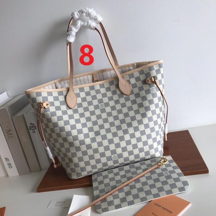 canvas leather neverfull bag ,AAAAA , size  PM , MM ,GM ,no box, B130-8