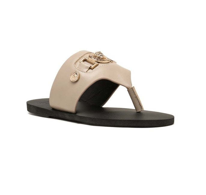 Flat leather sandals slippers , size 35-42 ,with box, SS70-1251-1254