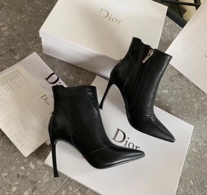 women leather heel boots shoes, size 35-40, with box,SS138-25-29