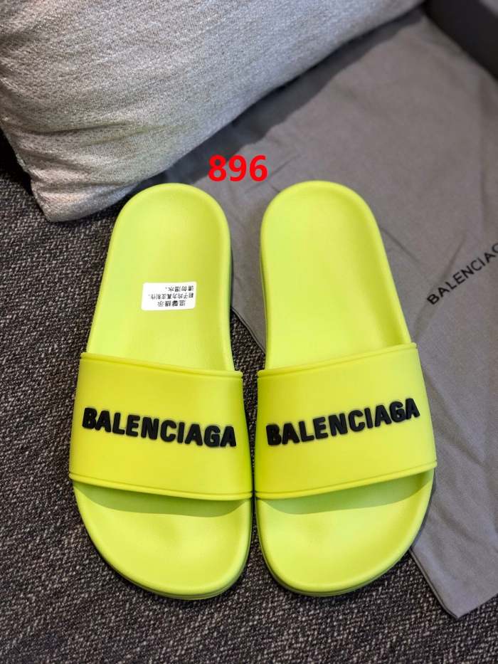Flat leather sandals slippers , size 35-40  , with box,  SS50-893-898