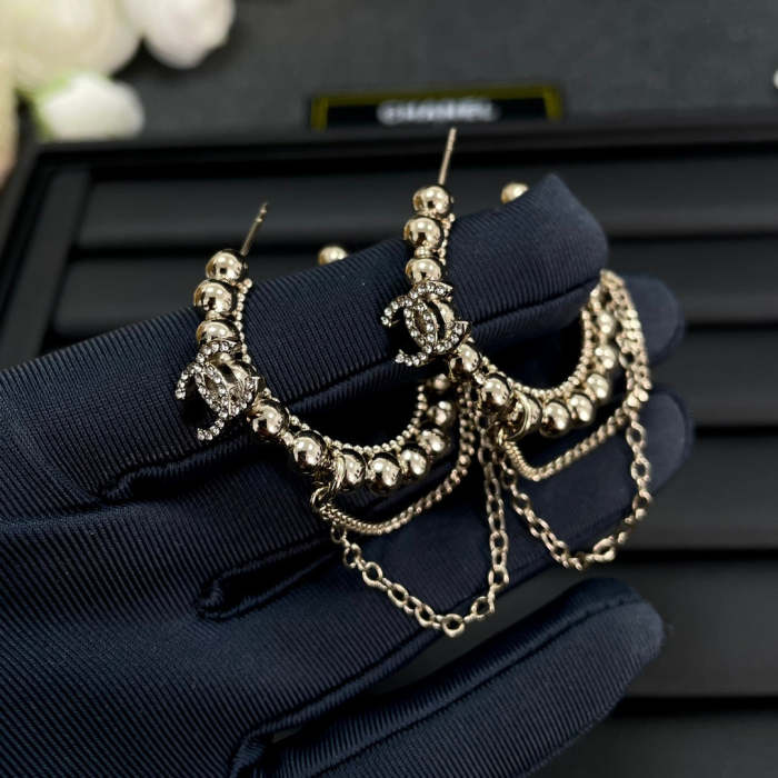 earring  jewelry ,with box,  J25-1203