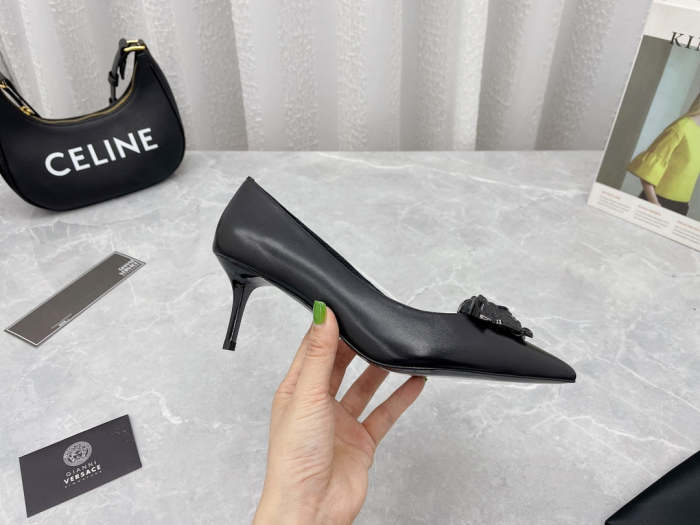 women heel shoes, heel 6.5cm, size 34-41, with box, SS60-1416