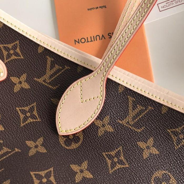 canvas leather neverfull bag ,AAAAA ,size  PM , MM ,GM ,no box, B130-3