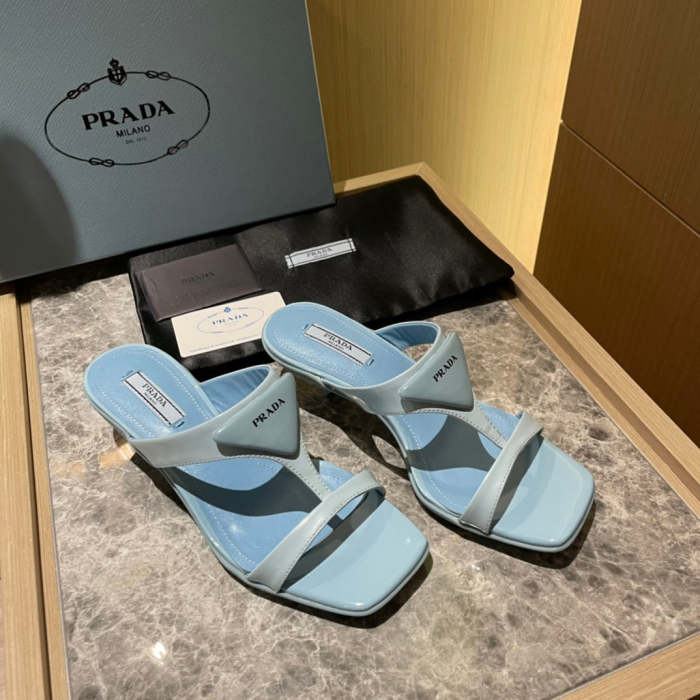 Flat leather sandals slippers , size 35-40 , with box, SS60-1384-1389