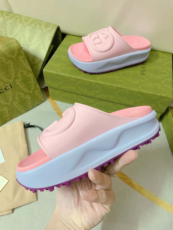 Flat leather sandals slippers , size 35-41 ,with box, SS60-1598-1600