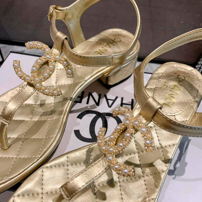 Flat leather sandals slippers , size 34-40 , with box, SS60-1390-1393