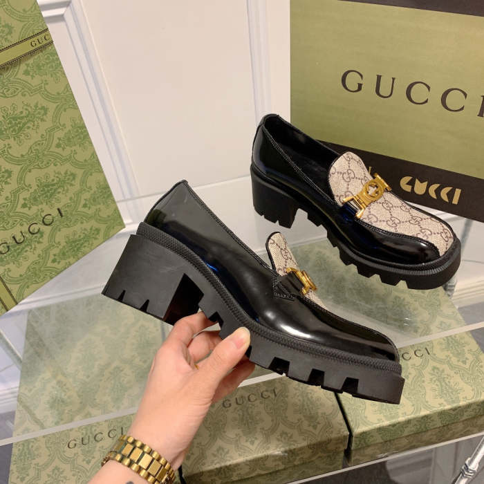 women chunky heel loafers,heel:5.5cm,size 35-40, with box, SS70-1269