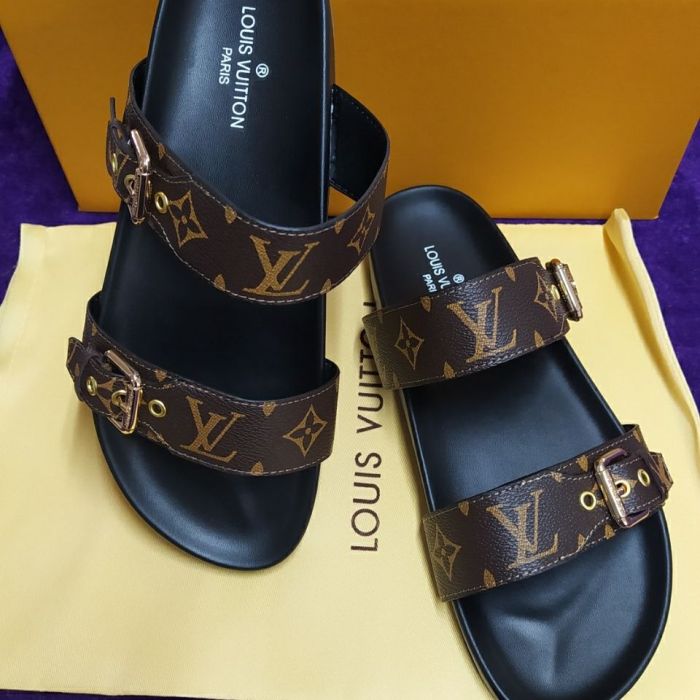Men women leather slipper shoes, size 35-45,  with box, SS50-814