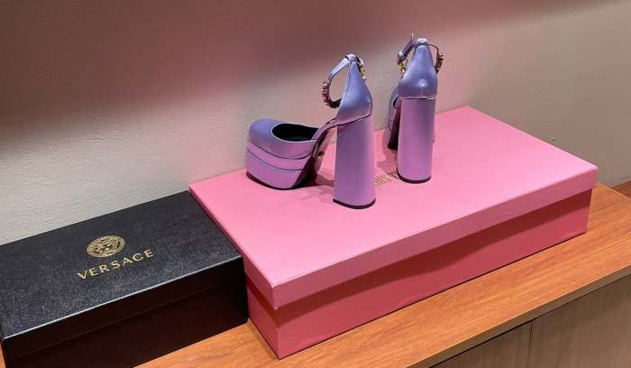 women silk and leather heel shoes, size 35-42, Heel 15.5cm, with box,SS138-30-37