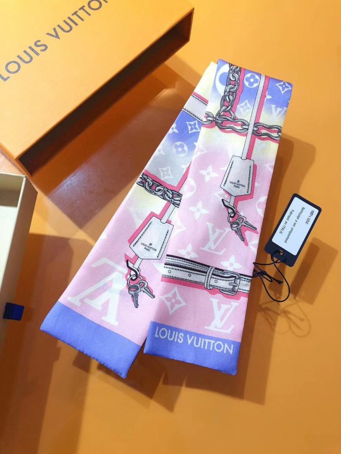 Silk scarf, hair tie , NO BOX, size 8-120cm,  SF15-231-233