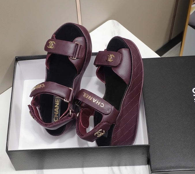 Women heel leather shoes, heel 5.5 cm, waterproof platform 2.5 cm,size 35-40, with box , SS110-188-193