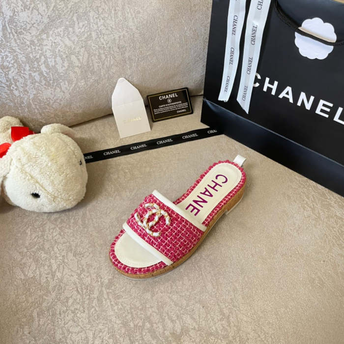 Flat leather sandals slippers , size 34-41 , with box, SS60-1345-1348