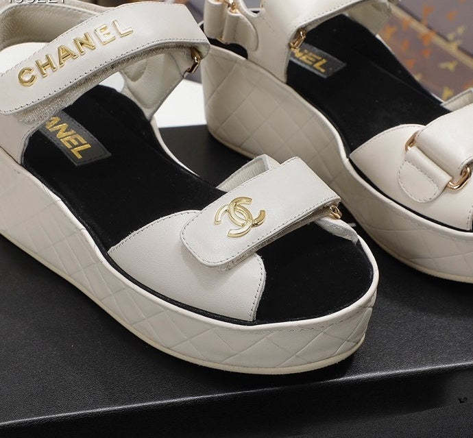 Women heel leather shoes, heel 5.5 cm, waterproof platform 2.5 cm,size 35-40, with box , SS110-188-193