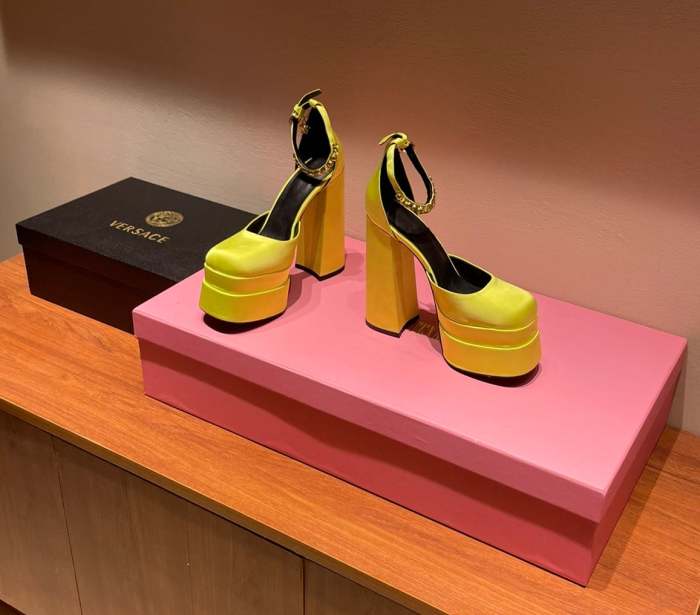 women silk and leather heel shoes, size 35-42, Heel 15.5cm, with box,SS138-30-37