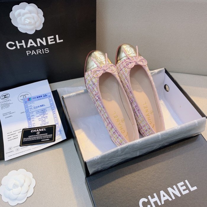 women flat ballet shoes, size 35-42,  with box, SS50-775