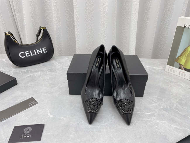 women heel shoes, heel 6.5cm, size 34-41, with box, SS60-1416