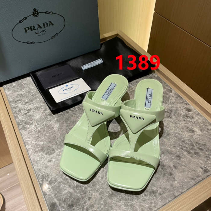 Flat leather sandals slippers , size 35-40 , with box, SS60-1384-1389