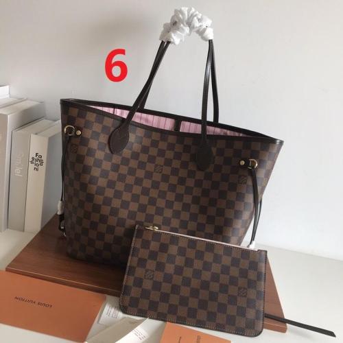 canvas leather neverfull bag ,AAAAA ,size  PM , MM ,GM ,no box, B130-6