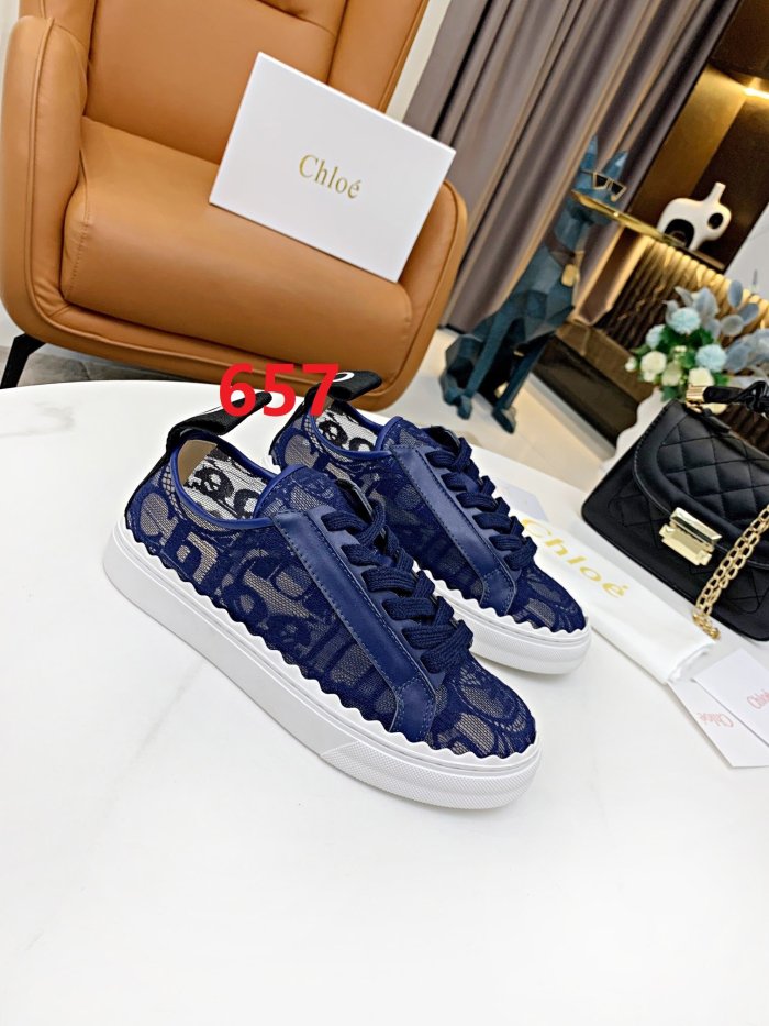women flat shoes, size 35-40, with box ,  SS60-655-657