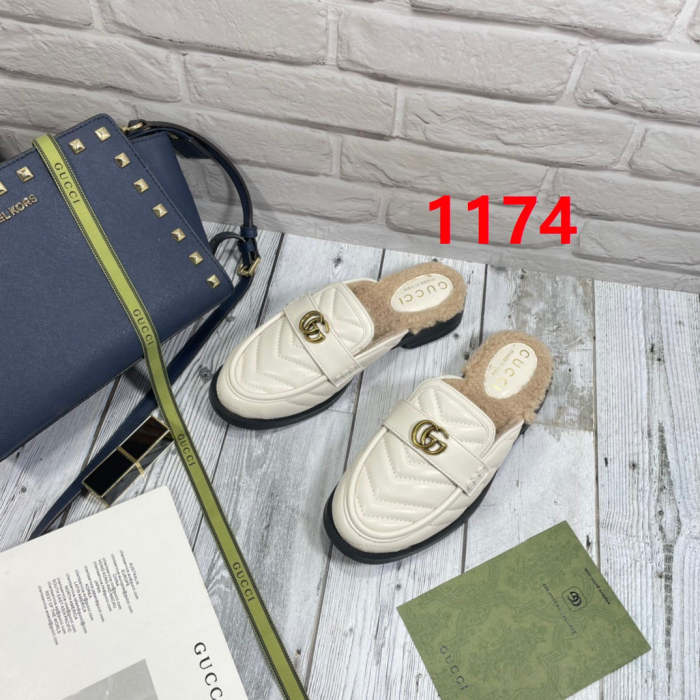 women flat slippers shoes, size 35-40, with box , SS60-1173-1174