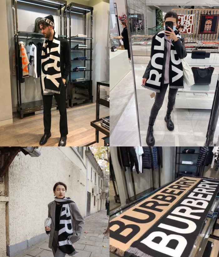 cashmere cotton scarf ,size:188x33cm,no box. SF25-1131-1133