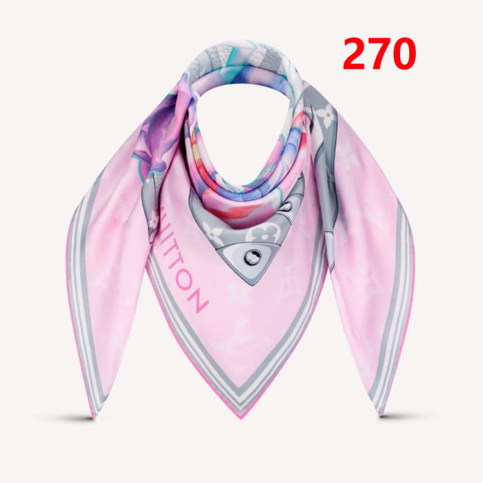 Silk scarf , NO BOX, size 90*90cm,  SF15-269-270