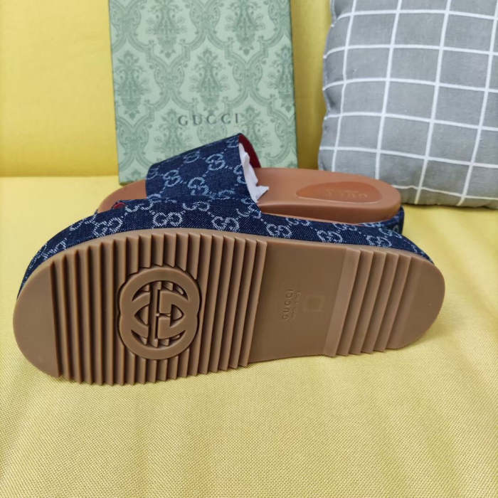 Flat leather sandals slippers , size 34-44 , with box, SS60-1394