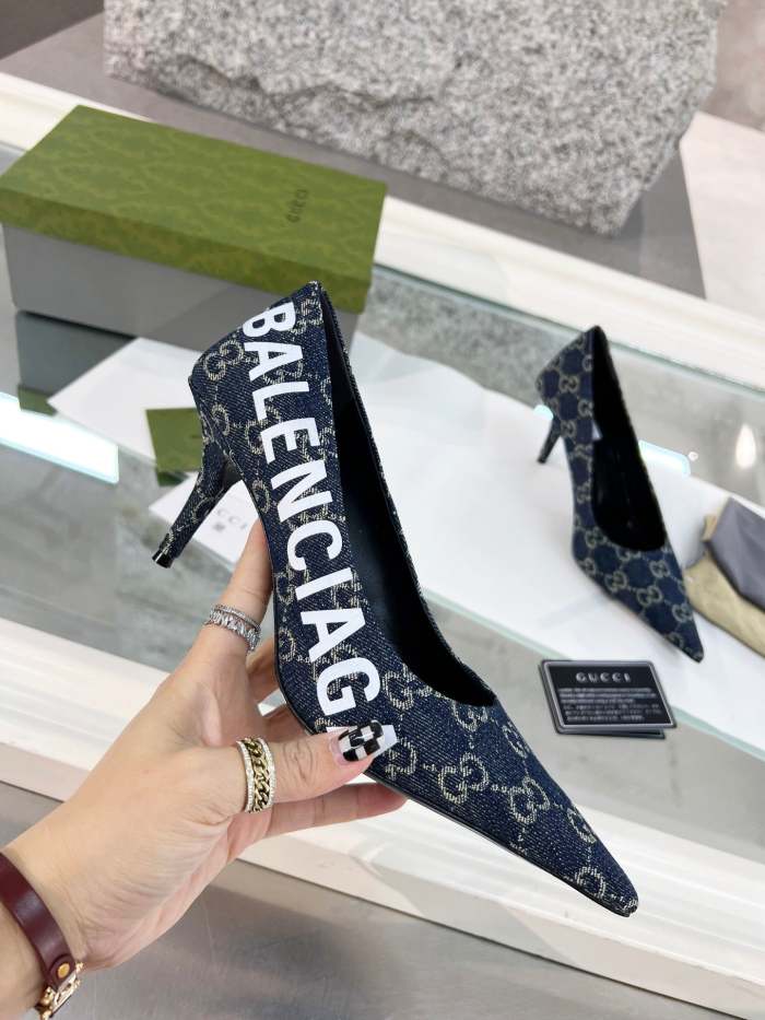 women heel shoes, heel 8cm,size 35-40, with box, SS60-1433