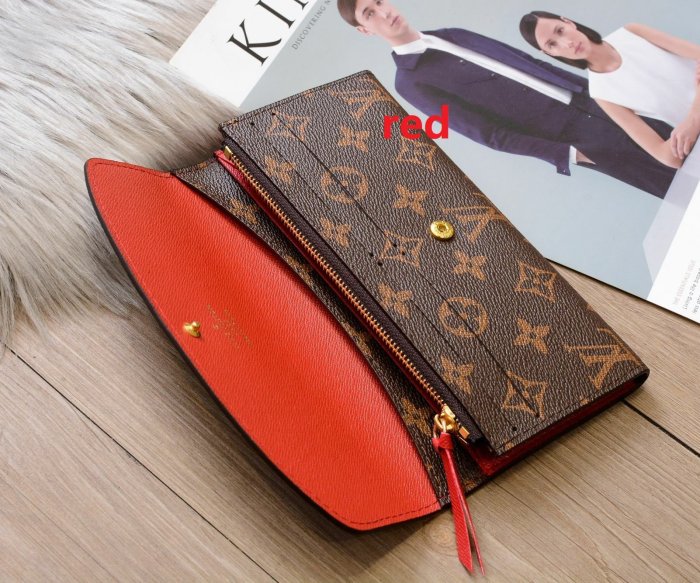 split leather wallet purse , size 21-10cm,  B17-0-lOVE1001