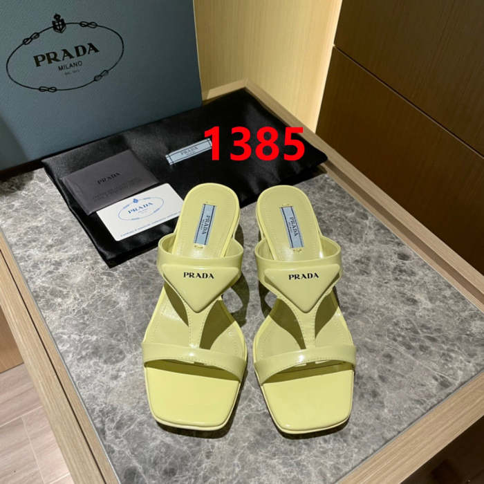 Flat leather sandals slippers , size 35-40 , with box, SS60-1384-1389