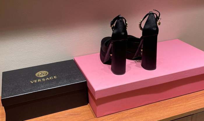 women silk and leather heel shoes, size 35-42, Heel 15.5cm, with box,SS138-30-37